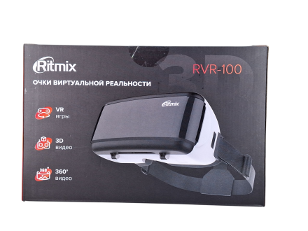 Очки виртуальной реальности Ritmix RVR-100 черные
