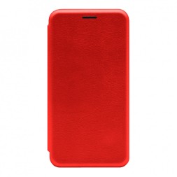 Чехол-книжка Xiaomi redmi 9A Fashion Case кожаная боковая красная