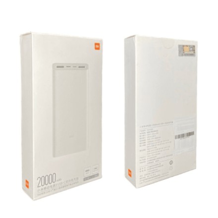 Powerbank Xiaomi 3 20000mAh 2USB/1C 3A 18W VXN4258CN/PLM18ZM белый