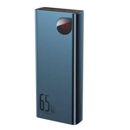 Powerbank Baseus Adaman 20000mAh 2USB 65W (PPIMDA-D03) синии