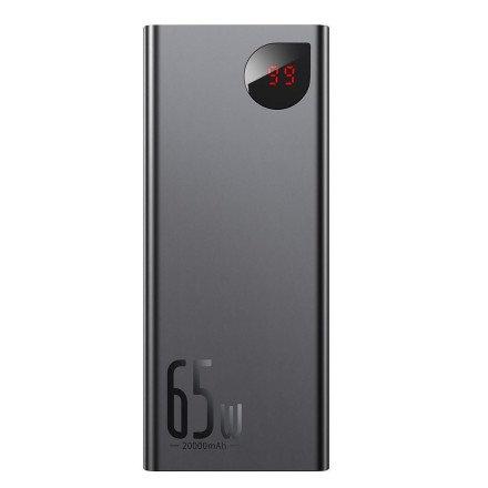 Powerbank Baseus Adaman 20000mAh 2USB 65W (PPIMDA-D01) черный