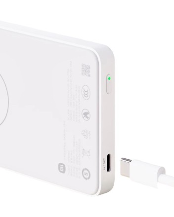 Powerbank с функцией беспроводной зарядки Xiaomi 5000mAh 7.5W WPB0507 белый