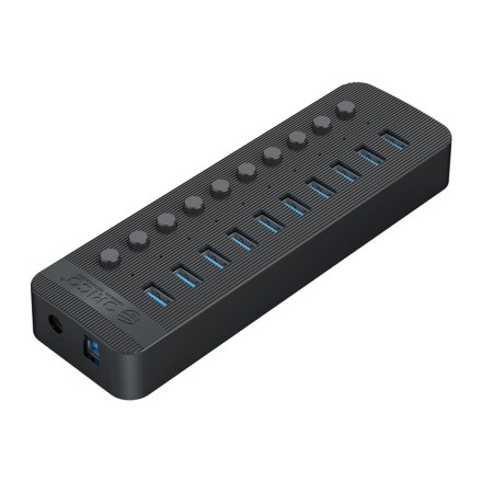 USB3.0 хаб Orico CT2U3-10AB USB3.0x10 черный