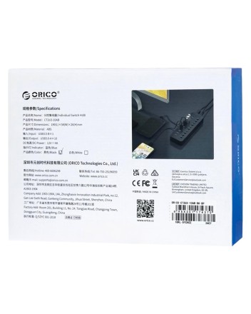 USB3.0 хаб Orico CT2U3-10AB USB3.0x10 черный