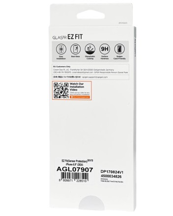 Защитное стекло для i-Phone 16 Pro Max 6.7&quot; Spigen Glas.tR EZ Fit (AGL07907) (2шт) прозрачное