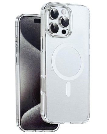 Накладка для i-Phone 16 Pro Max Keephone Hibrid Pro MagSnap прозрачный