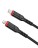 Usb Кабель-зарядка Type-C на Lightning Hoco X59 3A 60W 1м в тканевой оплетке черный