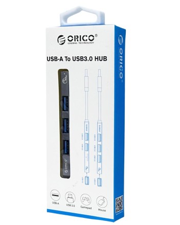 USB-хаб Orico AH-A13 4xUSB3.0 серый