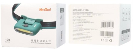 Налобный фонарь Xiaomi NexTool Multifunctional Head Lights (набор) NE20003 синий