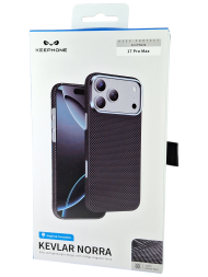 Накладка для i-Phone 17 Pro Max Keephone Kevlar Norra MagSnap черный