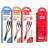 Usb Кабель-зарядка Hoco X47 3в1 Micro/Lightning/Type-C 25см чёрный