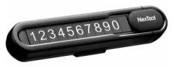 Парковочная карта Xiaomi NexTool Multifunctional Parking Plate NE20140 черная