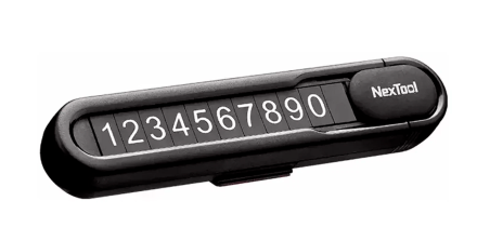 Парковочная карта Xiaomi NexTool Multifunctional Parking Plate NE20140 черная