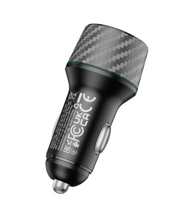 Автомобильное зарядное устройство Borofone BZ21 1USB/1C 30W черное