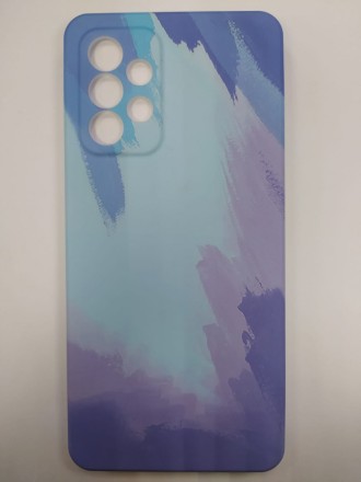 Накладка для Samsung Galaxy A52 4G силикон перламутр разноцветный