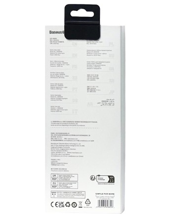 Кабель-зарядка Type-C на Type-C Baseus Tungsten 240W 1м (CAWJ040001) черный