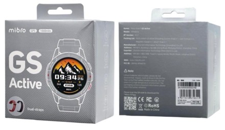 Умные часы Xiaomi Mibro GS Active (XPAW016) c русским языком + 2 ремешка золотой