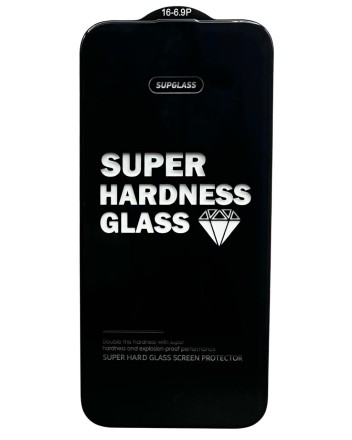 Защитное стекло для i-Phone 16 Pro Max 6.9&quot; Supglass XC-11 3D чёрное