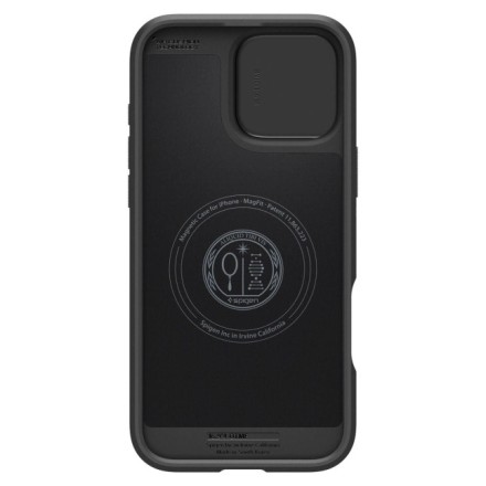Накладка для i-Phone 16 Pro Max 6.7&quot; Spigen Optik Armor MagSafe (ACS08015) черный