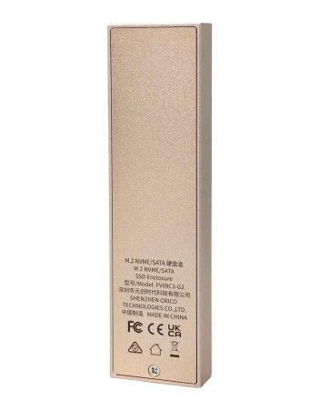 Внешний корпус для M2 NVMe/NGFF(SATA) Orico FV09C3 USB-C3.2 серый