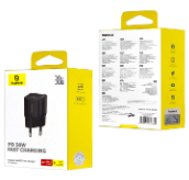 Сетевое зар. устр. Baseus GaN5S Fast Charger 1C 30W P10162504113-00 черное