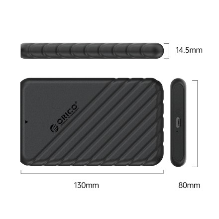 Внешний корпус для HDD/SSD 2.5&quot; Orico 25PW1-C3 USB-C черный