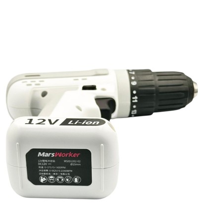 Аккумуляторная ударная дрель-шуруповерт Xiaomi MarsWorker 12V Lithium Impact Drill (белая), шт