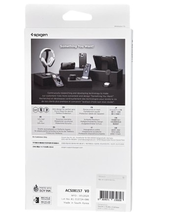 Накладка для i-Phone 16 Pro 6.3&quot; Spigen Core Armor (ACS08157) матовый черный