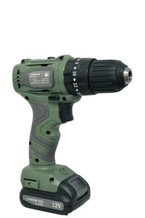 Аккумуляторная ударная дрель-шуруповерт Xiaomi MarsWorker 12V Lithium Impact Drill (зеленая), шт