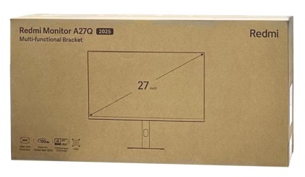 Монитор Xiaomi Redmi 27&quot; A27Q (2025) 100Hz/2560x1440 (P27QCB-RA) черный