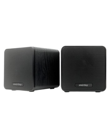 Акустическая система 2.0 Smartbuy CUBES, супер звук, дерево, 6Вт, черная (SBA-4650)/20