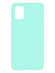 Накладка для Samsung Galaxy A02S/M02S Silicone cover бирюзовая