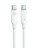 Кабель-зарядка Type-C на Type-C Baseus Foamed Silicone 100W 1м (CATWJ-01) белый