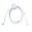 Кабель-зарядка Type-C на Type-C Baseus Foamed Silicone 100W 1м (CATWJ-01) белый