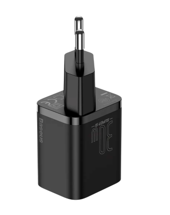 Сетевое зарядное устройство Baseus Super Si Quick Charger 1C 30W EU CCSUP-J01 черное
