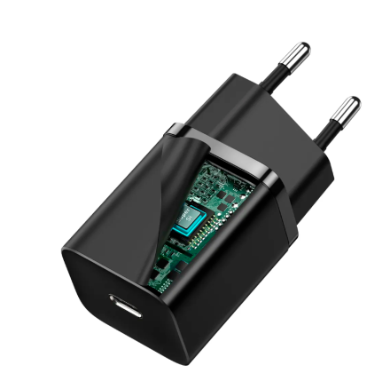 Сетевое зарядное устройство Baseus Super Si Quick Charger 1C 30W EU CCSUP-J01 черное