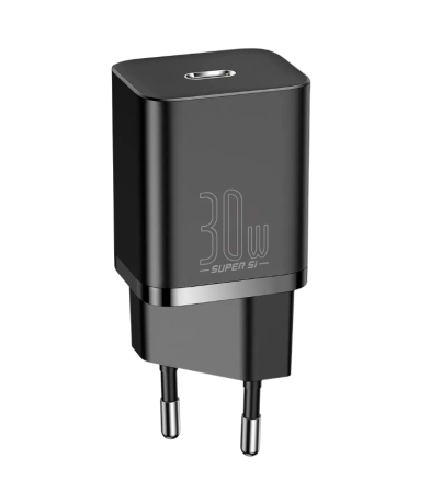 Сетевое зарядное устройство Baseus Super Si Quick Charger 1C 30W EU CCSUP-J01 черное