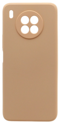 Накладка для Huawei Honor 50 Lite/Nova 8i Silicone cover без логотипа пудро