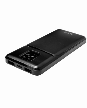 Powerbank EOFE G102 10000mAh 2A 2USB/Type-C с дисплеем чёрный