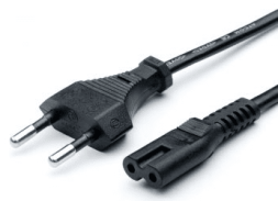 Кабель питания 2pin iOpen 1.8м черный