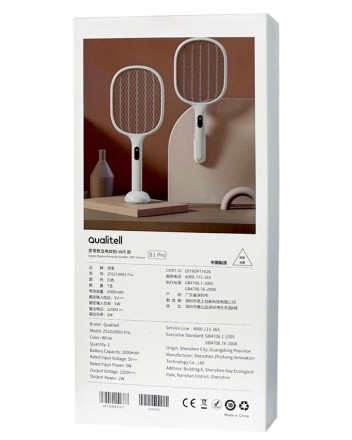 Электрическая мухобойка Xiaomi Qualitell Digital Display WiFi Mosquito S1 Pro ZSS210903 белый