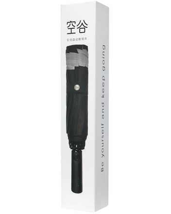 Зонт Xiaomi KongGu Reverse Ten Bone Automatic Lighting Umbrella с фонариком черный