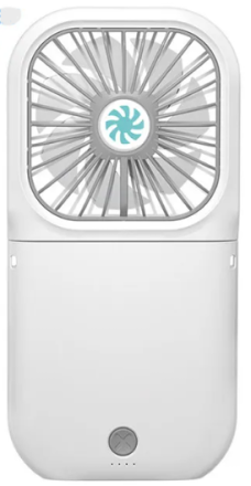 Вентилятор портативный + powerbank 3000mAh Xiaomi F20 белый