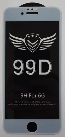 Защитное стекло для i-Phone 6/6s 99D белое