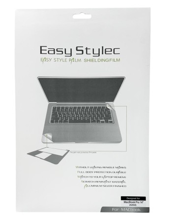 Защитная пленка на топкейс для MacBook Pro 14&quot; (A2442) серебристая