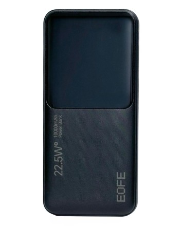 Powerbank EOFE G101 10000mAh 3A /22.5W 2USB/Type-C с дисплеем чёрный