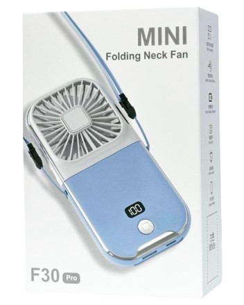 Вентилятор портативный + powerbank 3000mAh Xiaomi F30 Pro белый
