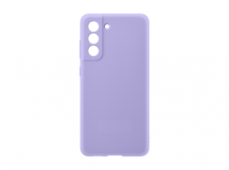 Накладка для Samsung Galaxy S21FE Silicone cover без логотипа лаванда