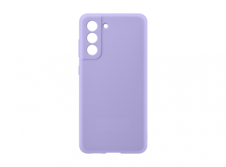 Накладка для Samsung Galaxy S21FE Silicone cover без логотипа лаванда