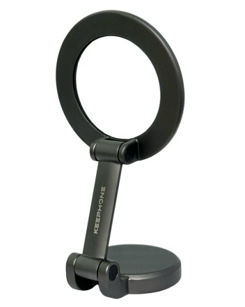 Держатель в автомобиль на торпеду Keephone Maghalo KPMAGHALOGL серый